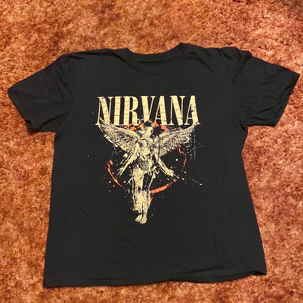 Nirvana T-Shirt. Size Large